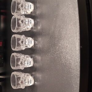 Crystal Head Vodka 1oz Shot Glasses Set Of 5
